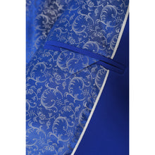 Load image into Gallery viewer, Tailored Blue Asymmetric Double Breasted Blazer