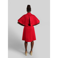 Load image into Gallery viewer, Oversized Cape Cotton Dress