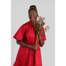 Load image into Gallery viewer, Oversized Cape Cotton Dress