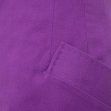 Load image into Gallery viewer, Purple Asymmetric Lapel Cotton Dress  | Femponiq