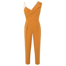 Load image into Gallery viewer, Peak Lapel Crepe Jumpsuit  | Femponiq