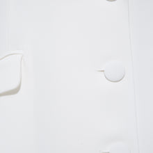 Load image into Gallery viewer, White Puff Sleeve Blazer Dress | Femponiq