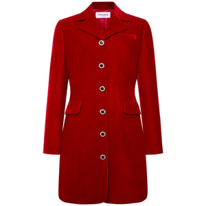 red velvet blazer dress MISSGUIDED Velvet Blazer Mini Dress With Ruffle Hem Christmas