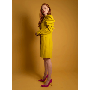 Puff Sleeve  Blazer Dress | Femponiq