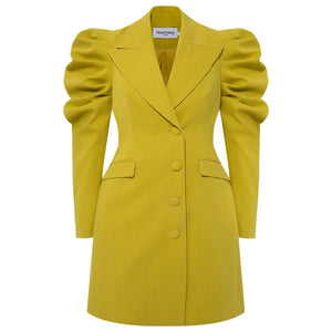 Puff Sleeve  Blazer Dress | Femponiq