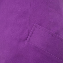 Görseli Galeri görüntüleyiciye yükleyin, Purple Asymmetric Lapel Cotton Dress  | Femponiq
