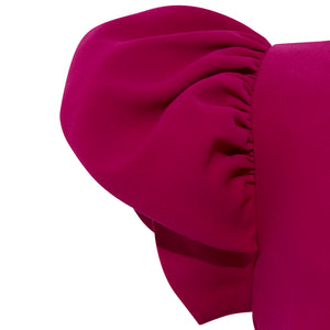  Fuchsia Puff Sleeve Jumpsuit | Femponiq