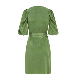 Femponiq Green Wrap Dress